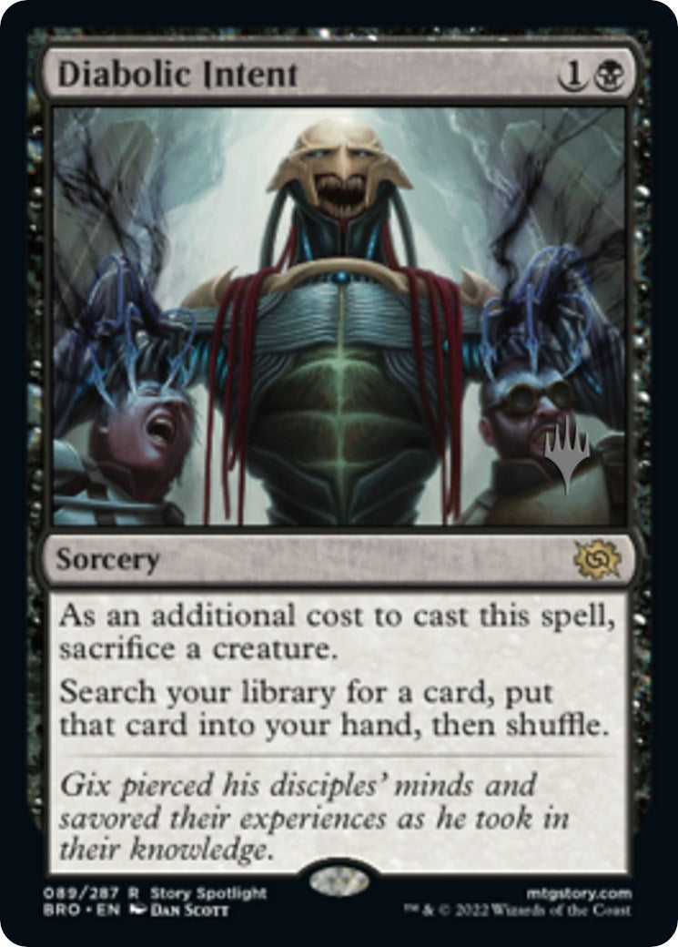 Diabolic Intent (89) [PPBRO] - MTG Single