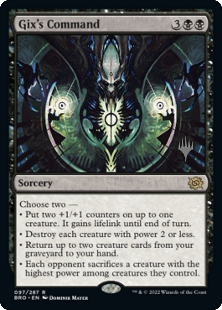 Gix’s Command (97) [PPBRO] - MTG Single