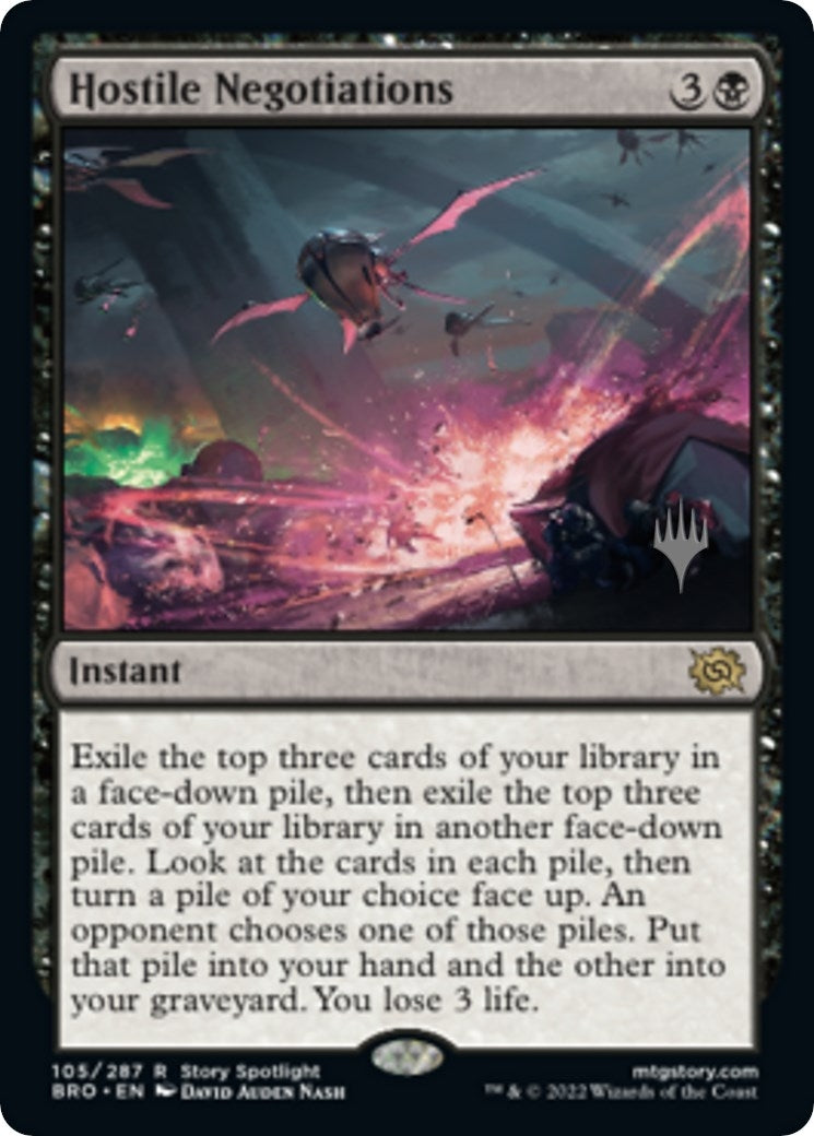 Hostile Negotiations (105) [PPBRO] - MTG Single