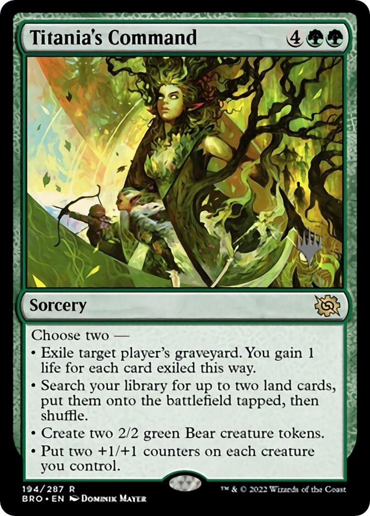 Titania’s Command (194) [PPBRO] - MTG Single
