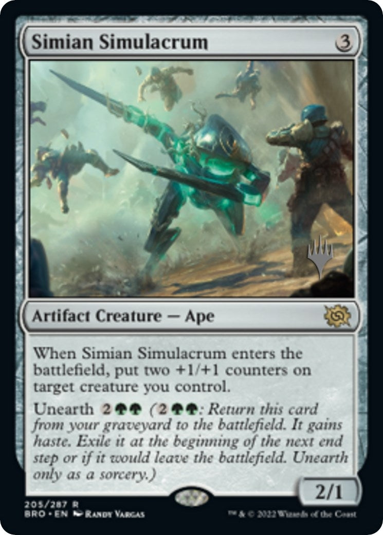 Simian Simulacrum (205) [PPBRO] - MTG Single