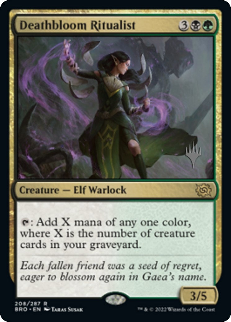 Deathbloom Ritualist (208) [PPBRO] - MTG Single