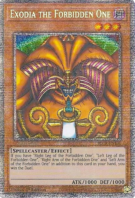 Exodia the Forbidden One (Starlight Rare) (101) (BLCR) - YuGiOh Single