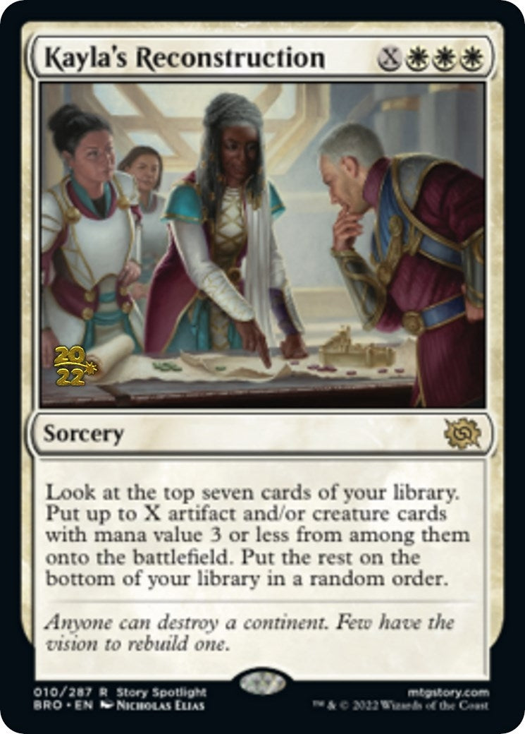 Kayla’s Reconstruction (10) [PRE] - MTG Single