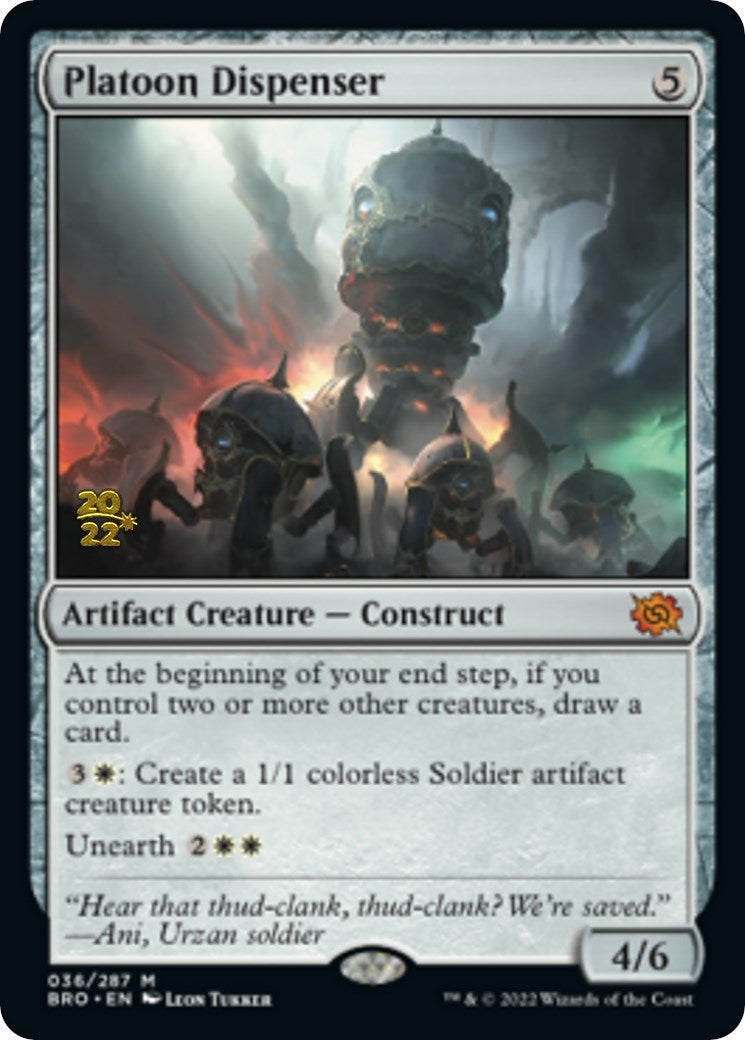 Platoon Dispenser (36) [PRE] - MTG Single
