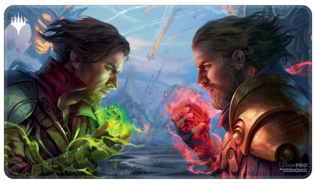 The Brothers’ War Draft Booster Artwork Holofoil Standard Gaming Playmat for Magic: The Gathering - Playmats Sealed
