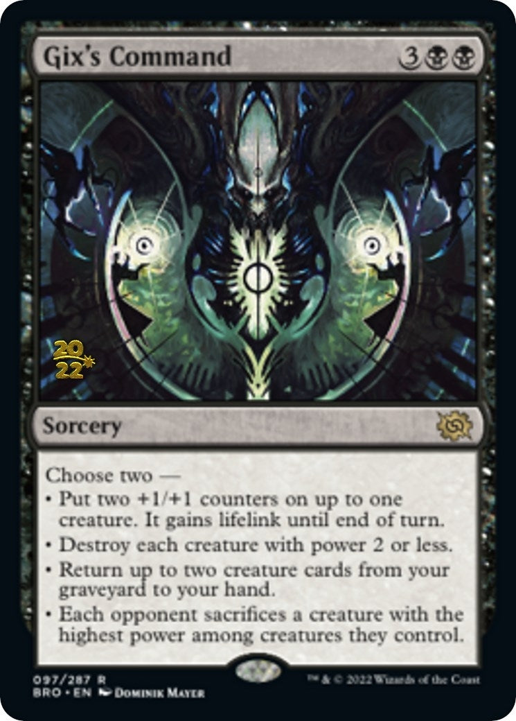 Gix’s Command (97) [PRE] - MTG Single