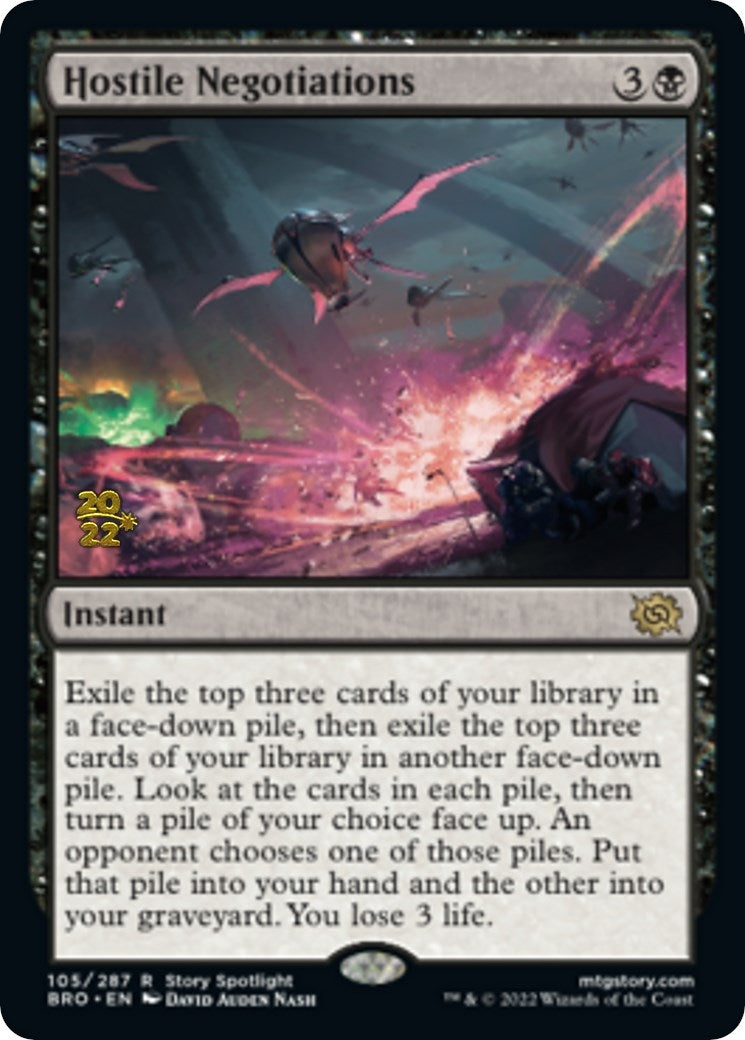 Hostile Negotiations (105) [PRE] - MTG Single