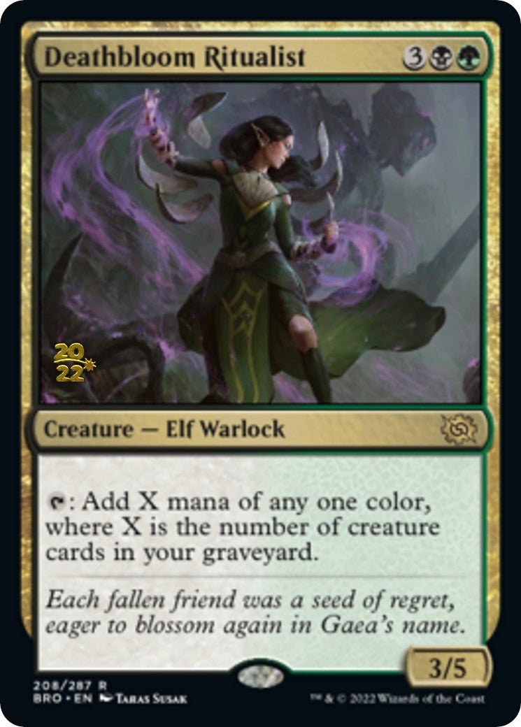 Deathbloom Ritualist (208) [PRE] - MTG Single