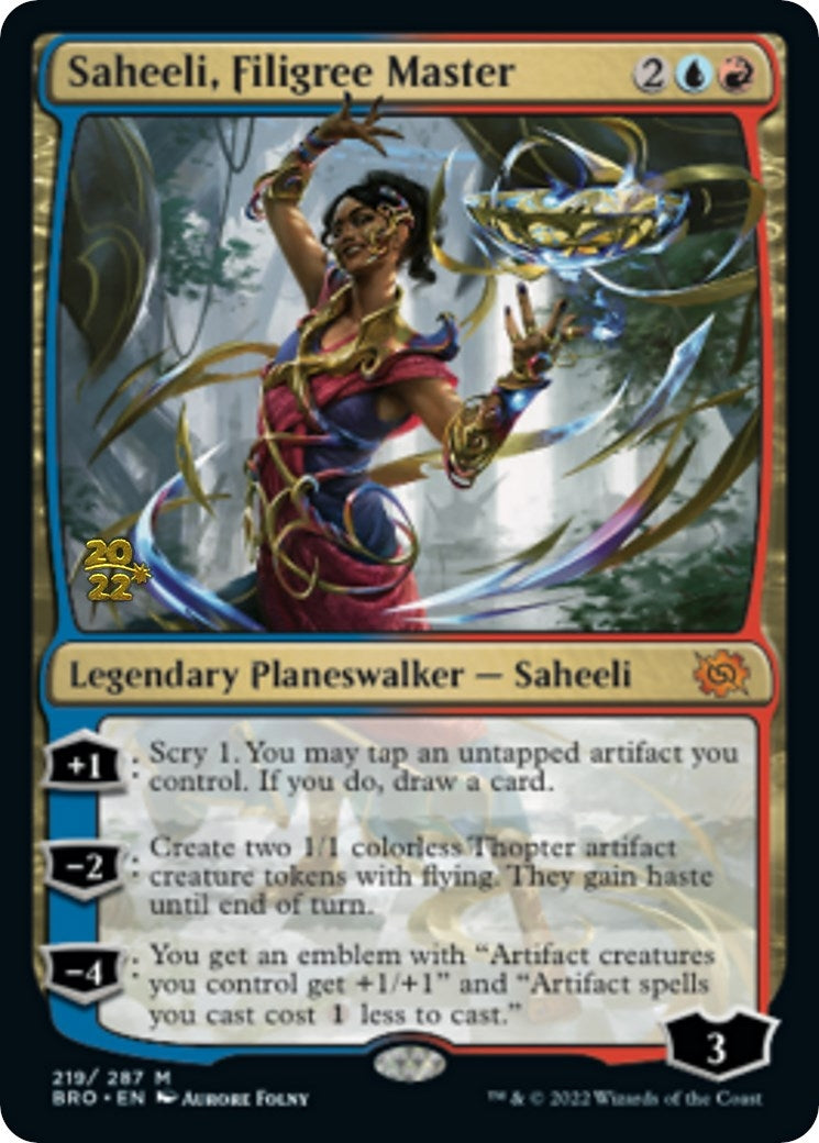 Saheeli Filigree Master (219) [PRE] - MTG Single