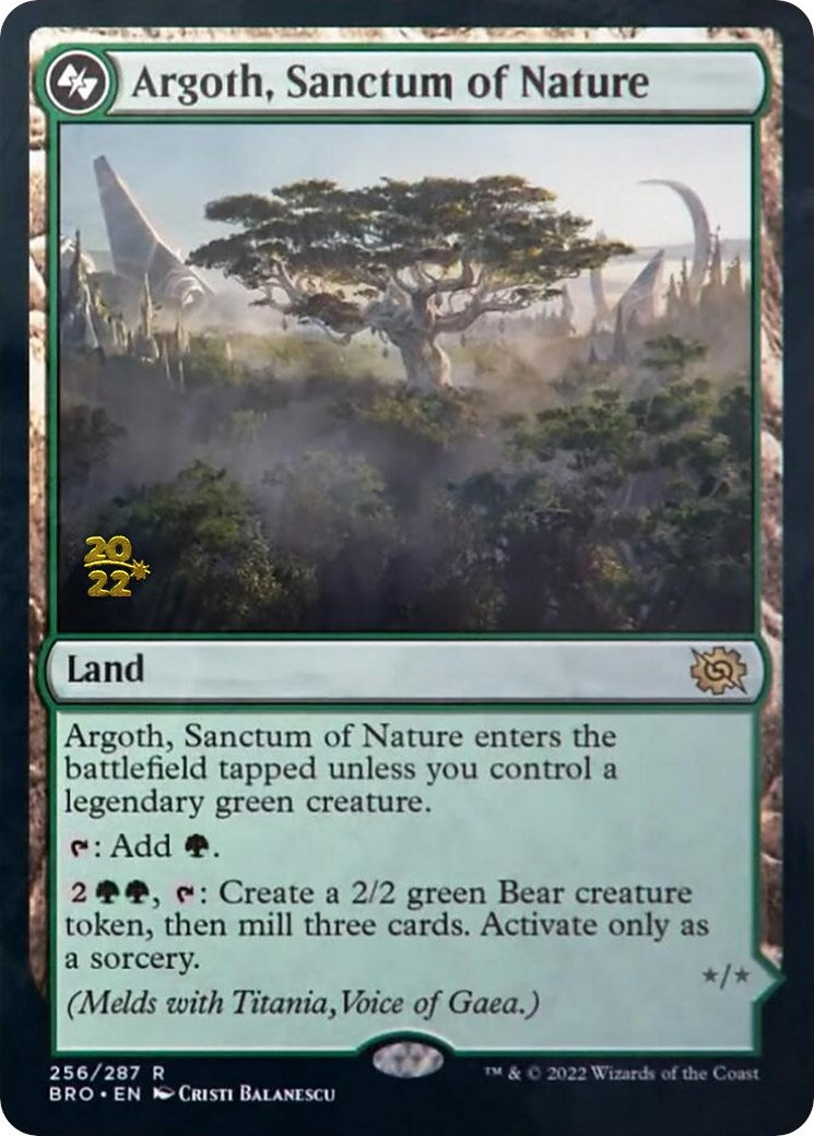 Argoth Sanctum of Nature (256) [PRE] - MTG Single