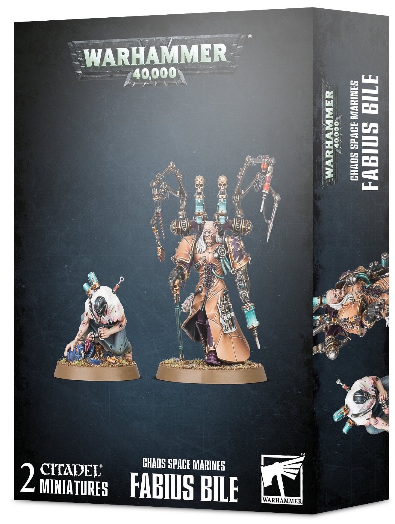 Warhammer 40K: Chaos Space Marines: Fabius Bile [PLAS] - Warhammer Box Sets Sealed