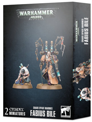 Warhammer 40K: Chaos Space Marines: Fabius Bile [PLAS] - Warhammer Box Sets Sealed