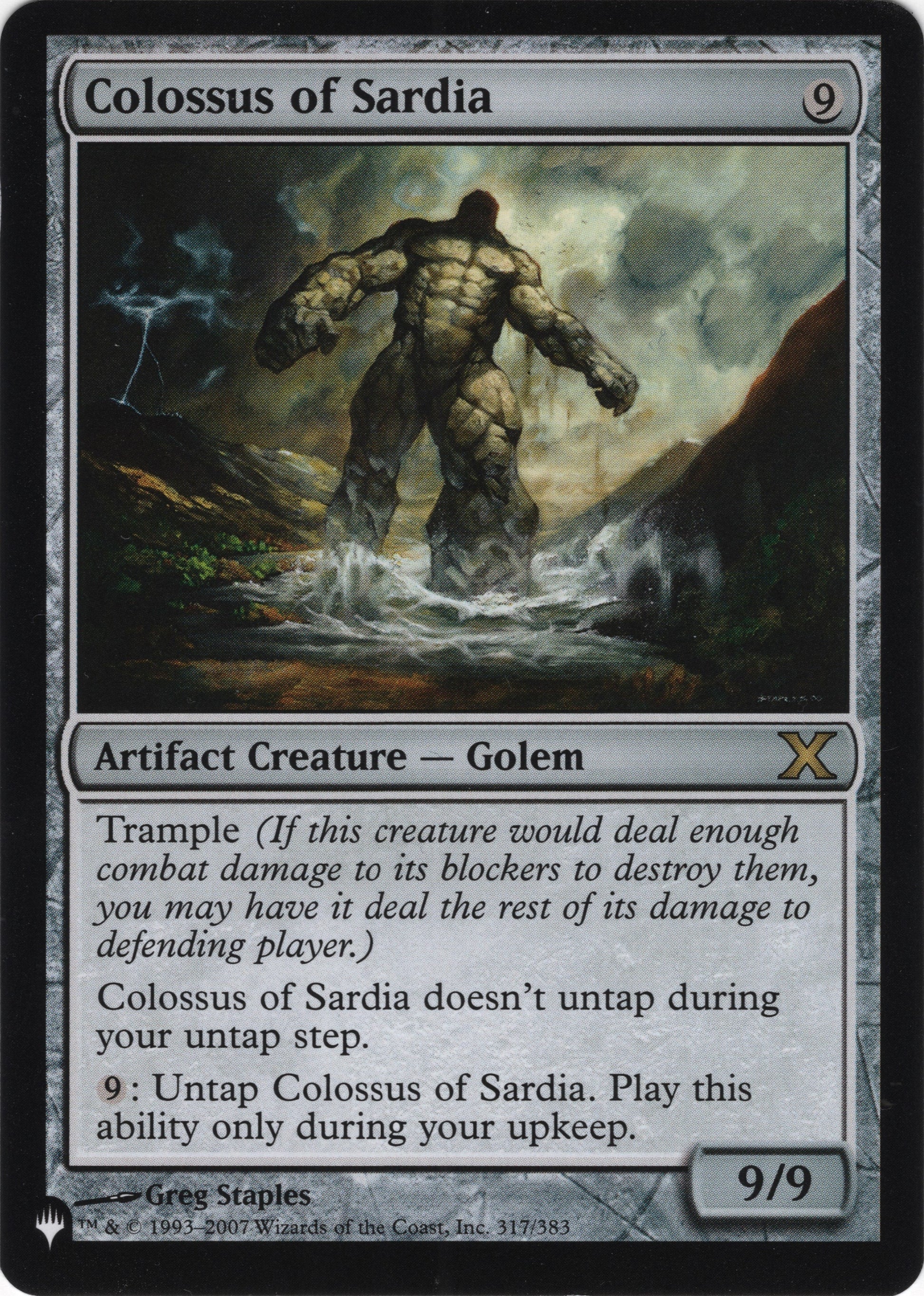 Colossus of Sardia (317) [LIST] - MTG Single