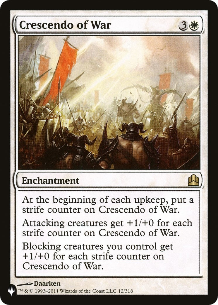 Crescendo of War (12) [LIST] - MTG Single