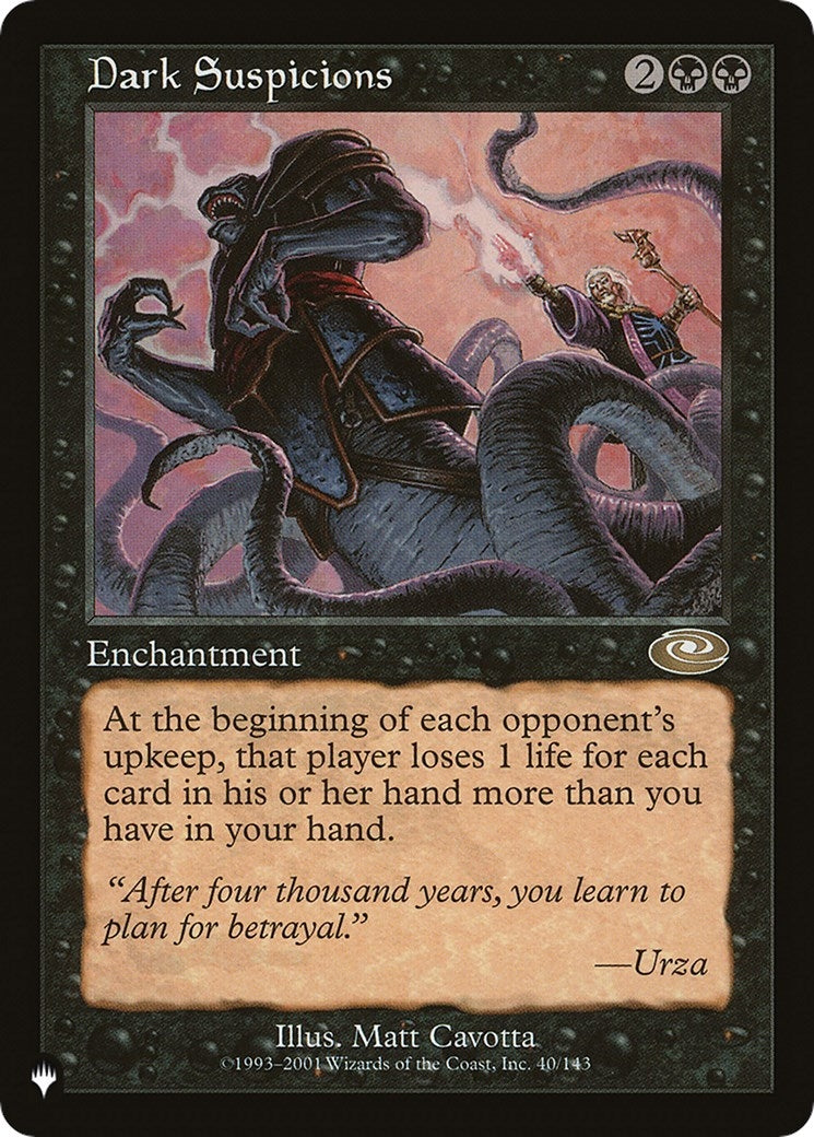 Dark Suspicions (40) [LIST] - MTG Single