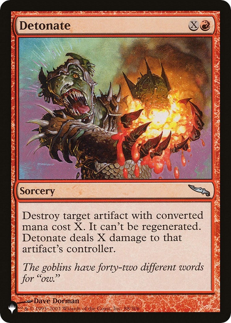 Detonate (88) [LIST] - MTG Single