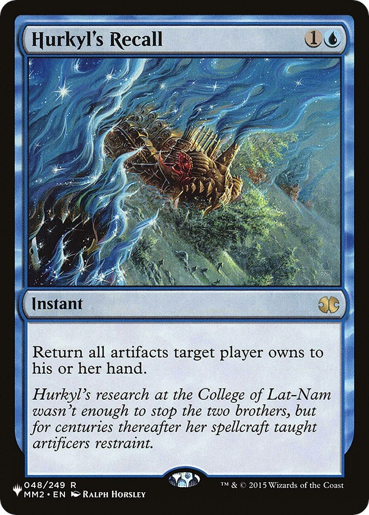 Hurkyl’s Recall (48) [LIST] - MTG Single