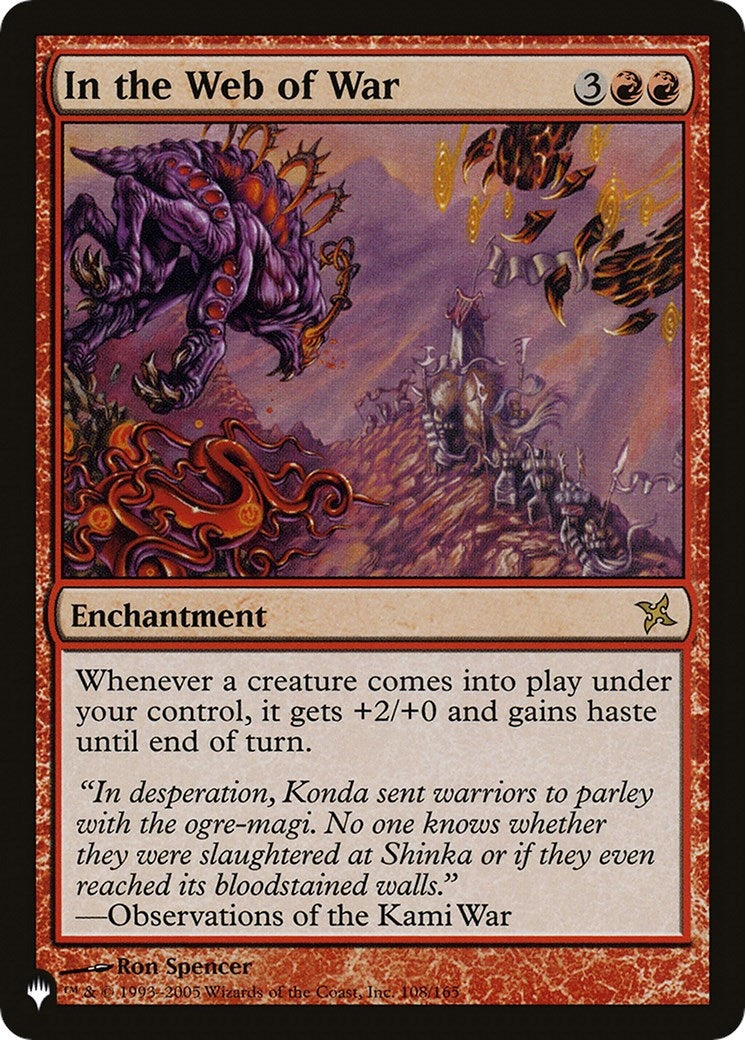 In the Web of War (108) [LIST] - MTG Single