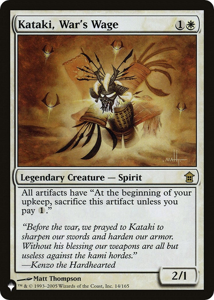 Kataki War’s Wage (14) [LIST] - MTG Single
