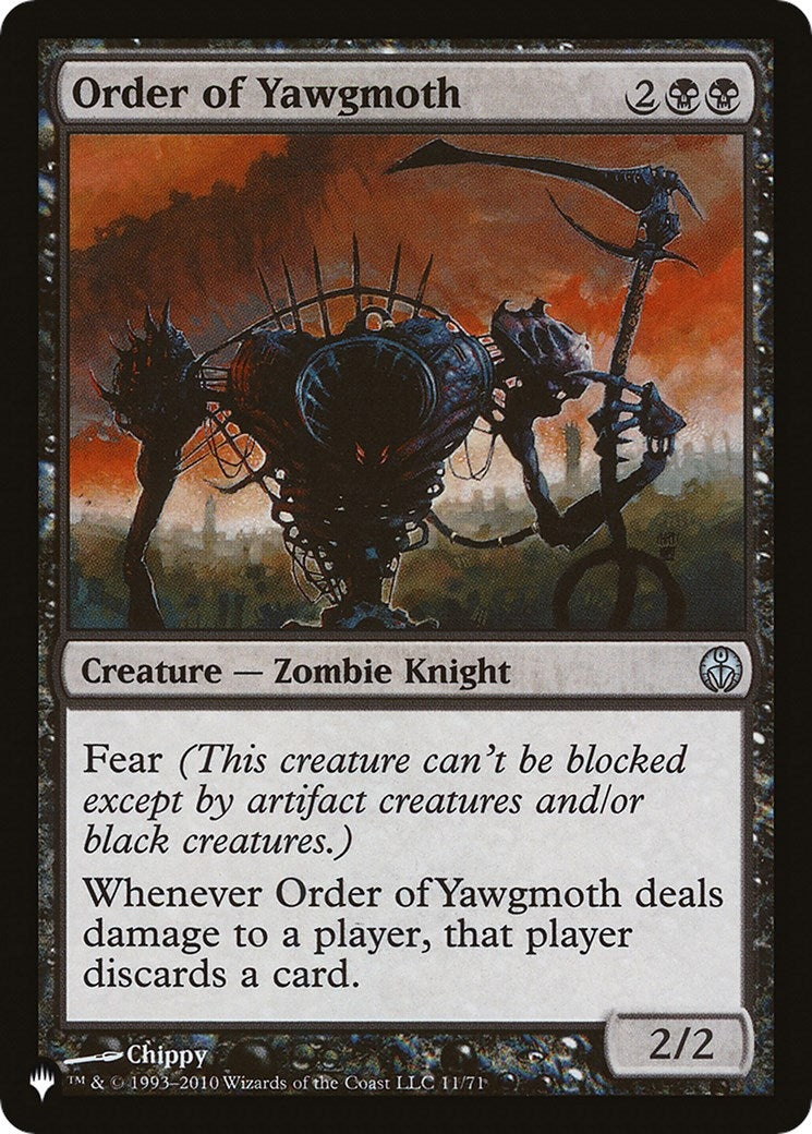 Order of Yawgmoth (11) [LIST] - MTG Single
