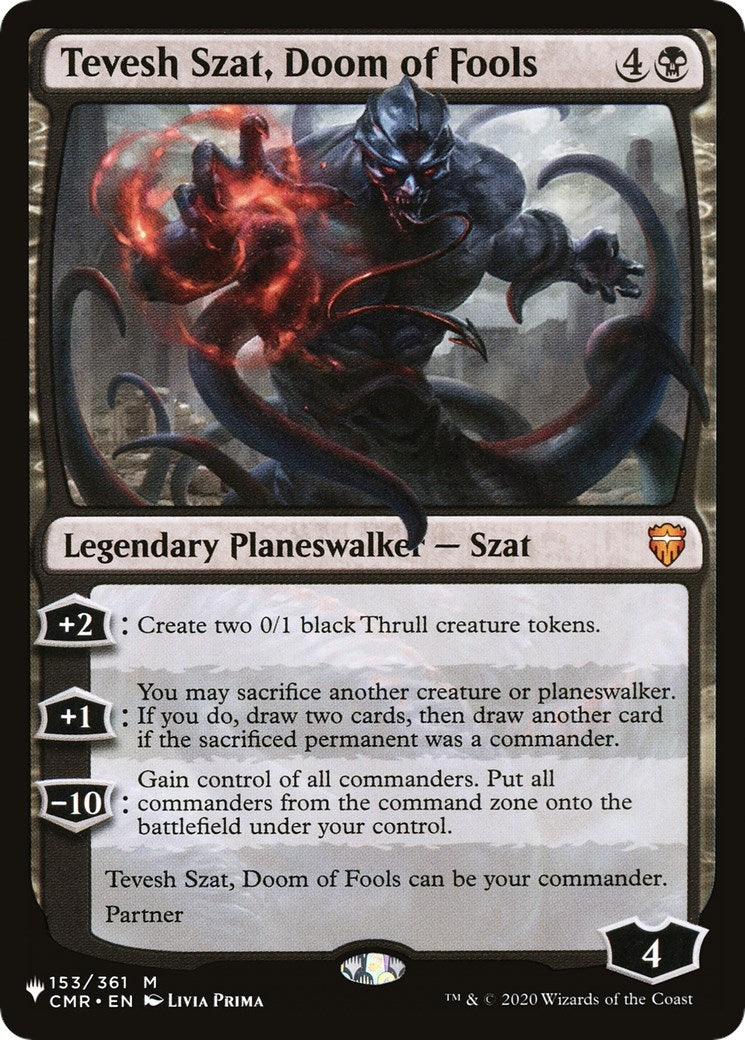 Tevesh Szat Doom of Fools (153) [LIST] - MTG Single
