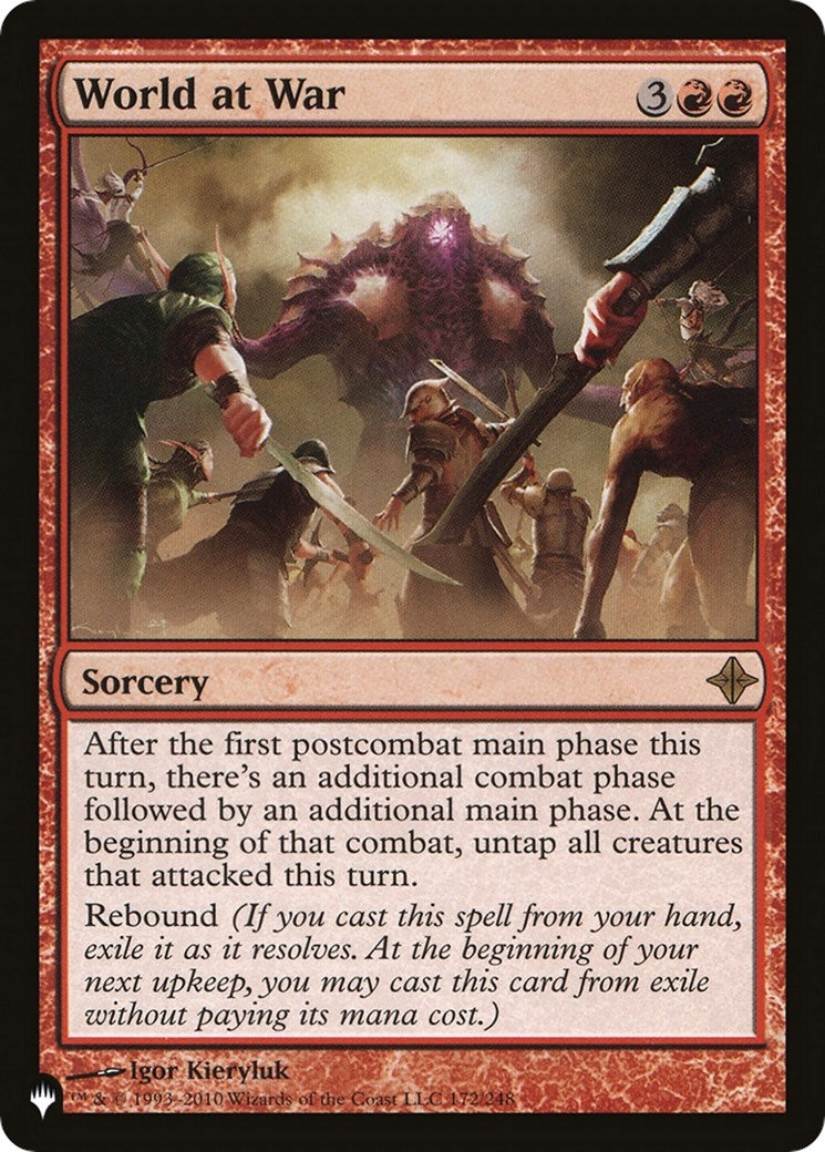 World at War (172) [LIST] - MTG Single