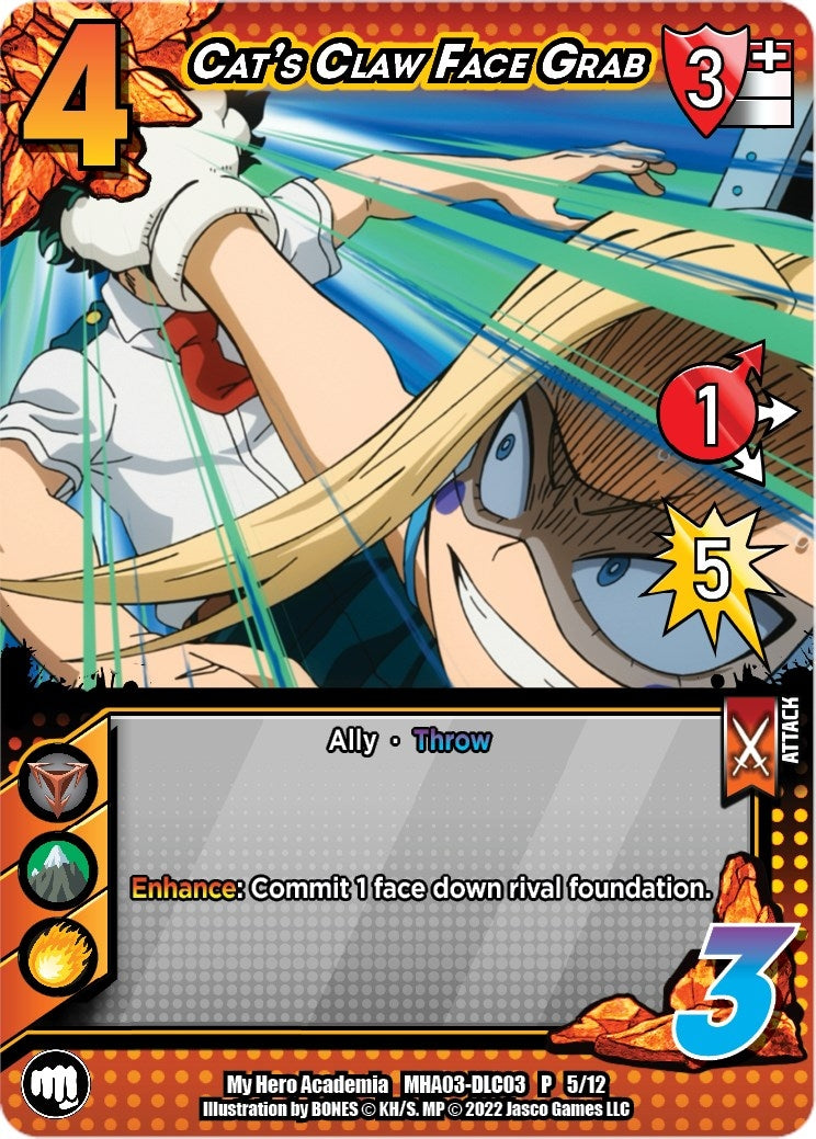 Cat’s Claw Face Grab (5) [MHA-DLC03] - UniVersus Single