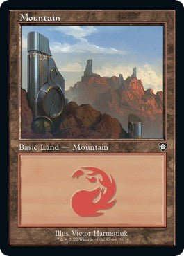 Mountain (36) (Retro Frame) (36) [BRC] - MTG Single
