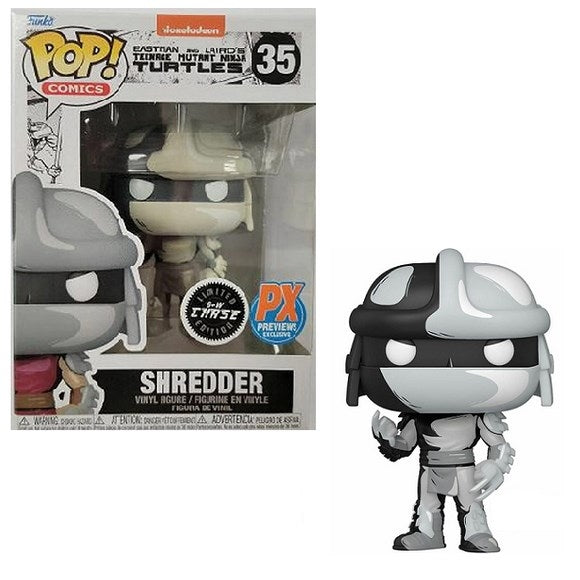 E&L’s TMNT: Shredder (Black and White) (35) [POP!] - Funko Sealed