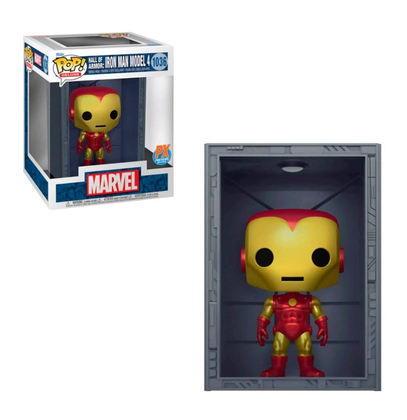 Marvel: Hall of Armor: Iron Man Model 4 (1036) [POP!] - Funko Sealed