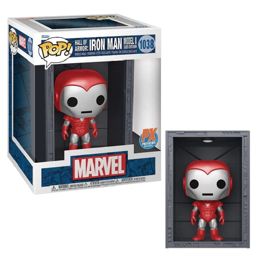 Marvel: Hall of Armor: Iron Man Model 8 Silver Centurion (1038) [POP!] - Funko Sealed