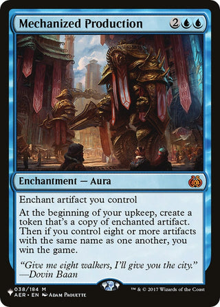 Mechanized Production (38) [LIST] - MTG Single