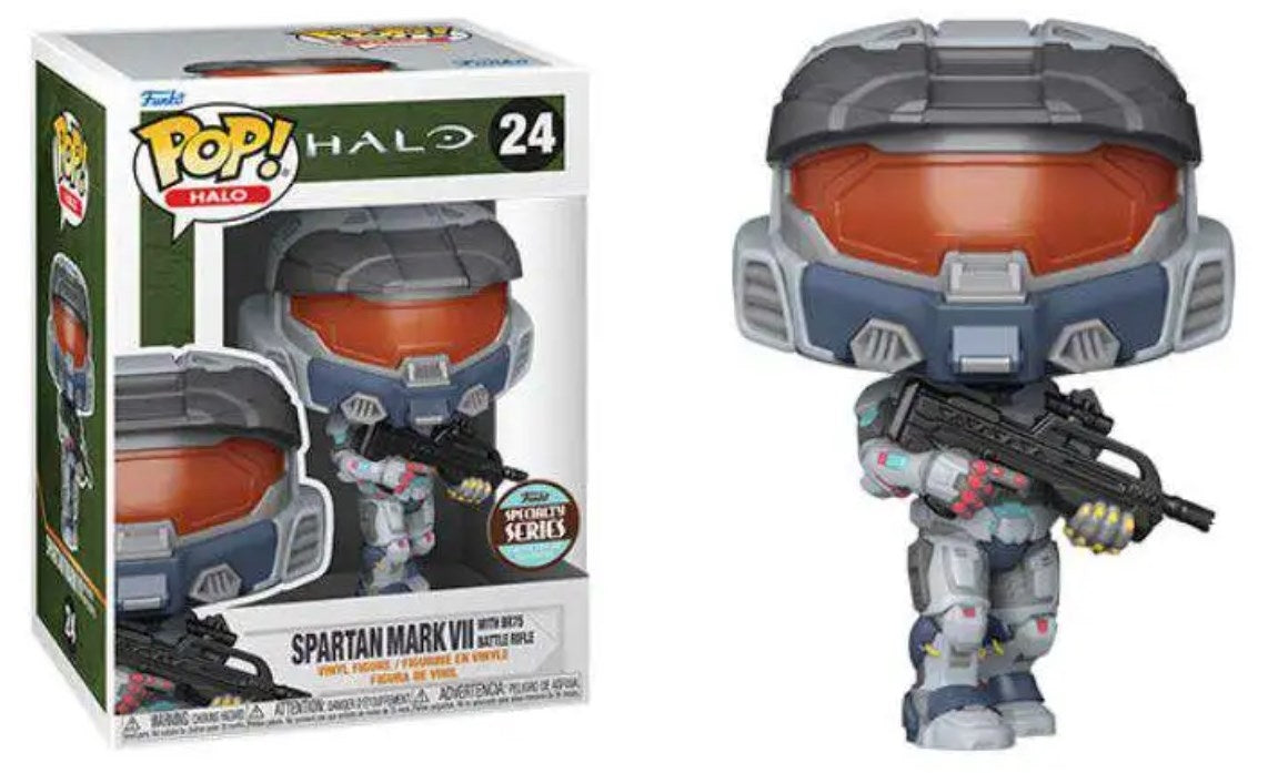 Halo Infinite: Spartan Mark VII w/ BR75 Battle Rifle (24) [POP!] - Funko Sealed