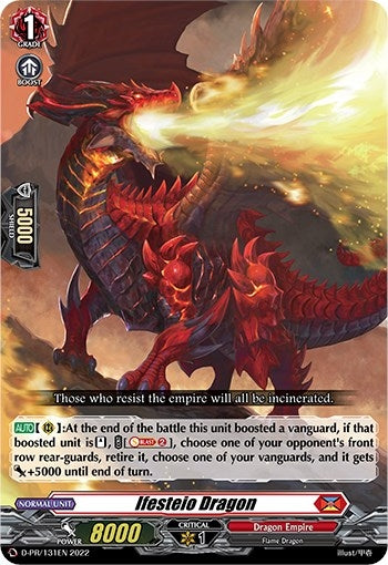 Ifesteio Dragon (131) [D-PR] - Cardfight Vanguard Single