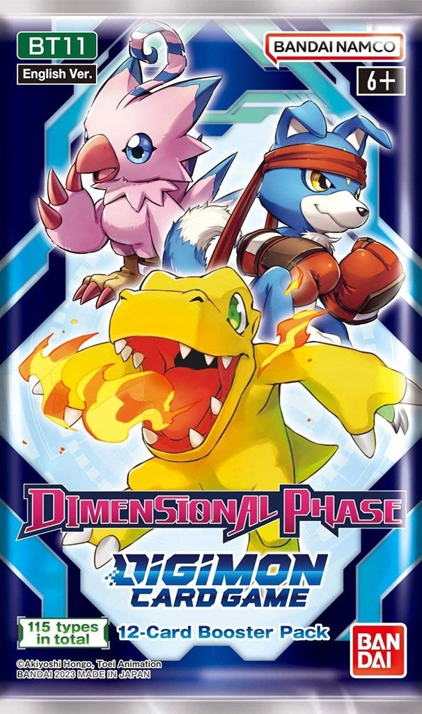 Dimensional Phase Booster Pack [BT11] - Digimon Card Game Sealed