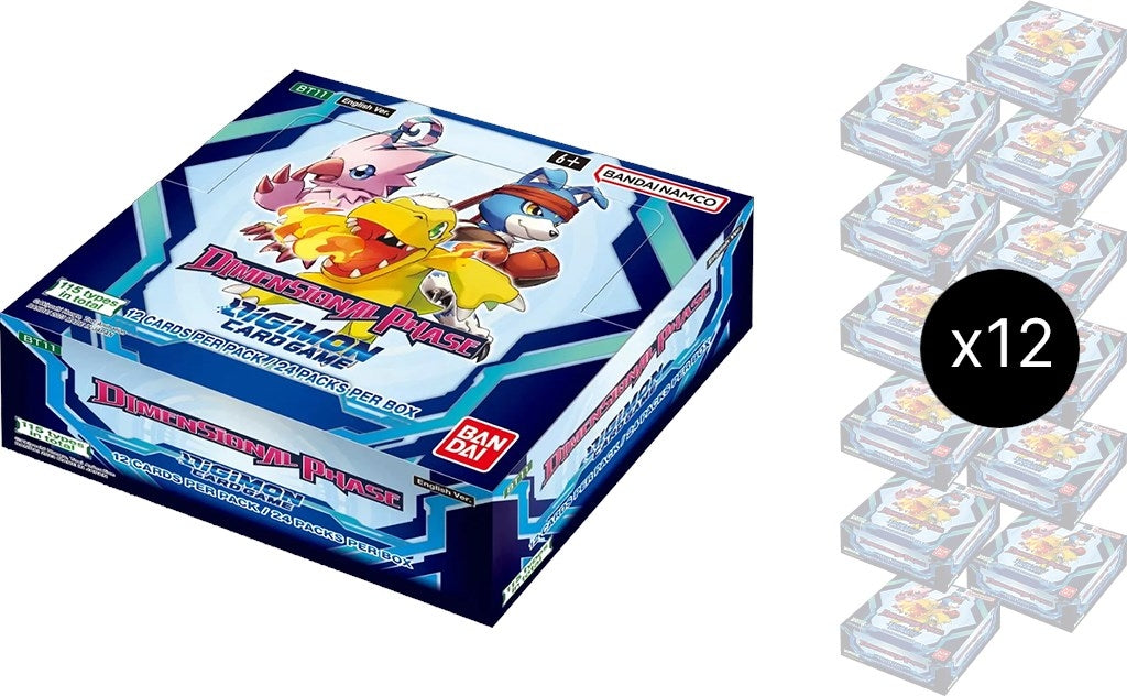Dimensional Phase Booster Box Case [BT11] - Digimon Card Game Sealed