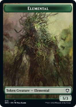 Elemental Token (0) [BRC] - MTG Single
