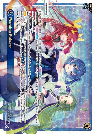 Peeping Future (6002) [WXDi-P06] - WIXOSS Single