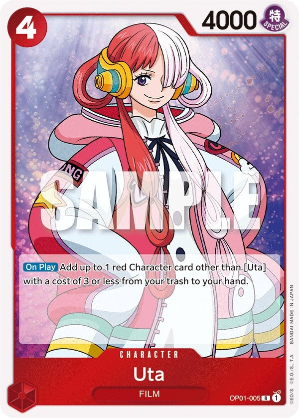 Uta (1005) (OP01) - One Piece Card Game Single
