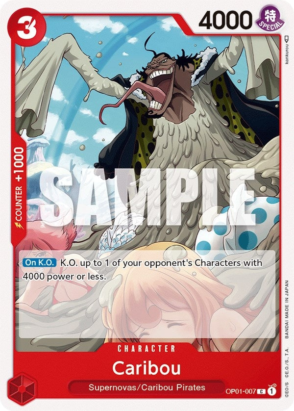 Caribou (1007) (OP01) - One Piece Card Game Single