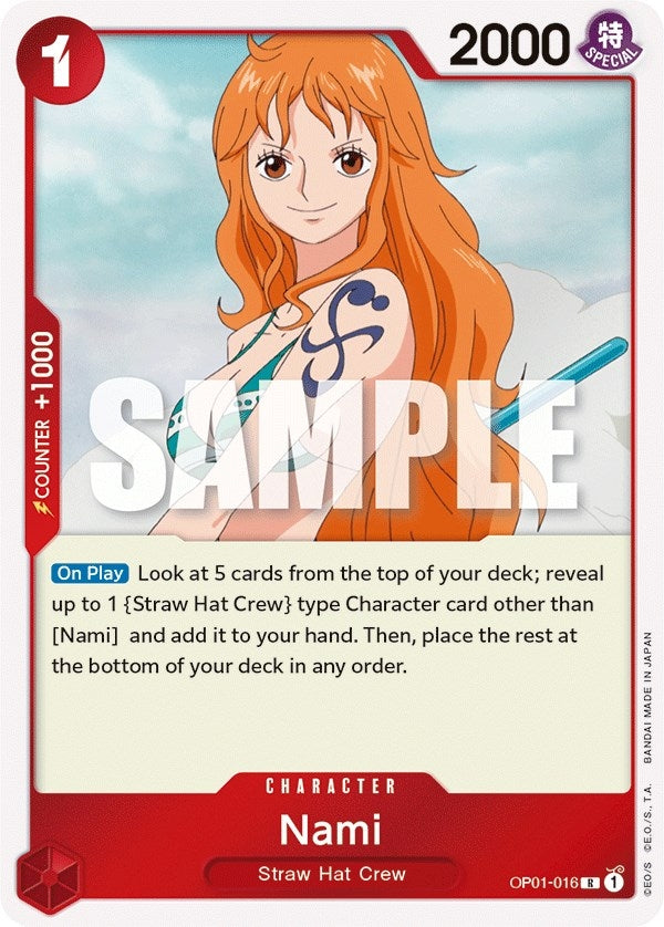 Nami (1016) (OP01) - One Piece Card Game Single