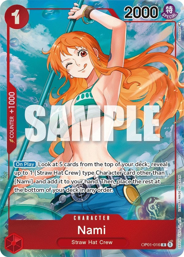 Nami (Parallel) (1016) (OP01) - One Piece Card Game Single