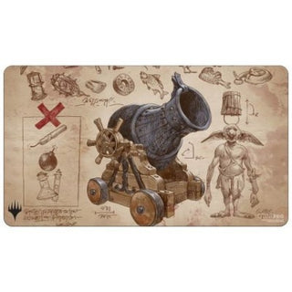 The Brothers’ War Schematic Art Goblin Charbelcher Playmat for Magic: The Gathering - Playmats Sealed