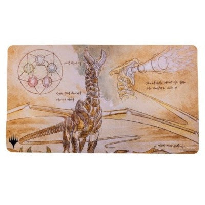 The Brothers’ War Schematic Art Ramos Dragon Engine Playmat for Magic: The Gathering - Playmats Sealed