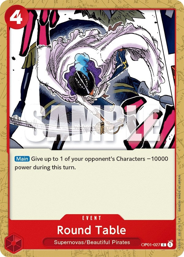 Round Table (1027) (OP01) - One Piece Card Game Single