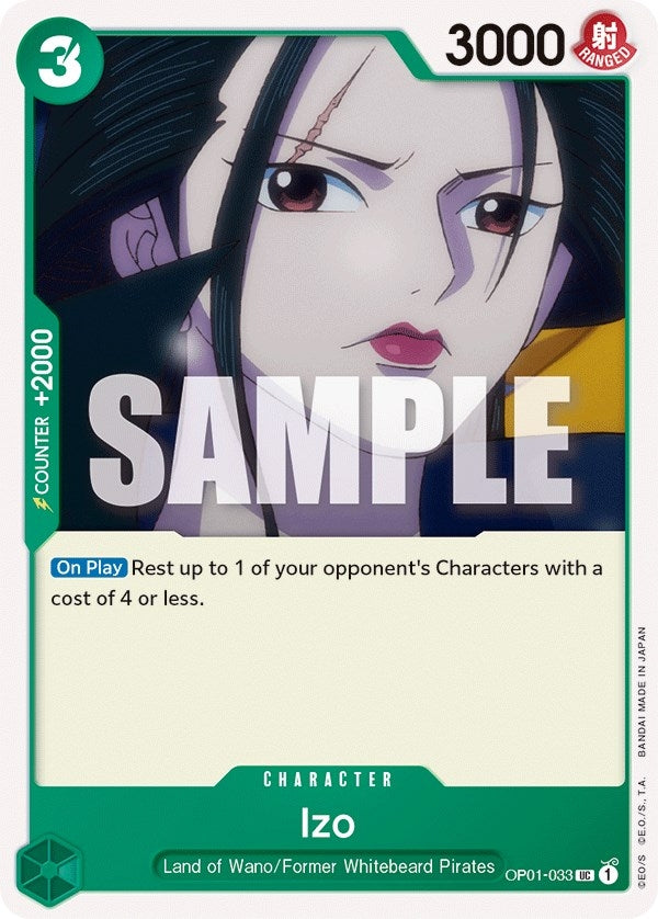 Izo (1033) (OP01) - One Piece Card Game Single