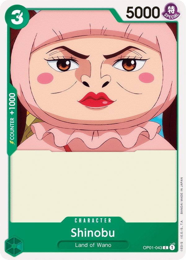 Shinobu (1043) (OP01) - One Piece Card Game Single