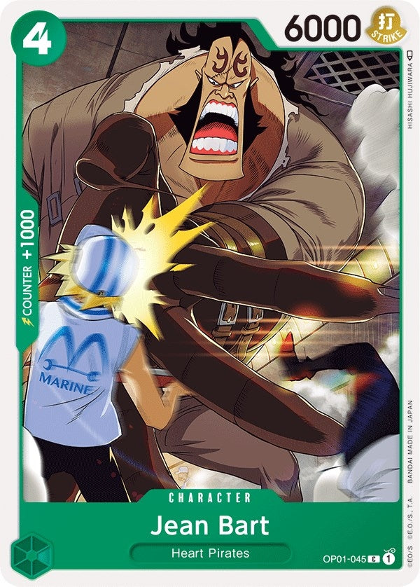 Jean Bart (1045) (OP01) - One Piece Card Game Single