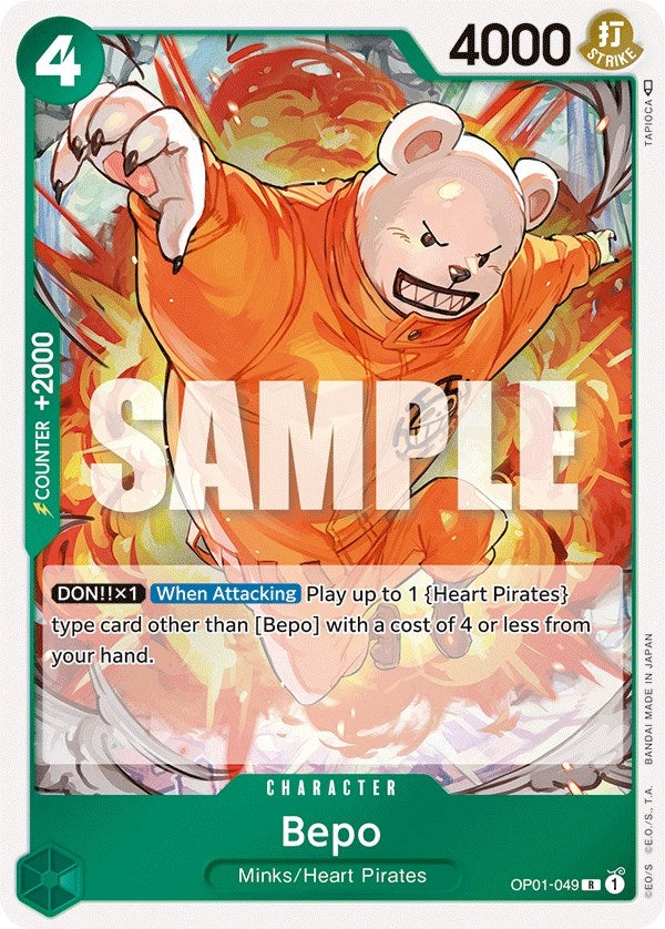 Bepo (1049) (OP01) - One Piece Card Game Single